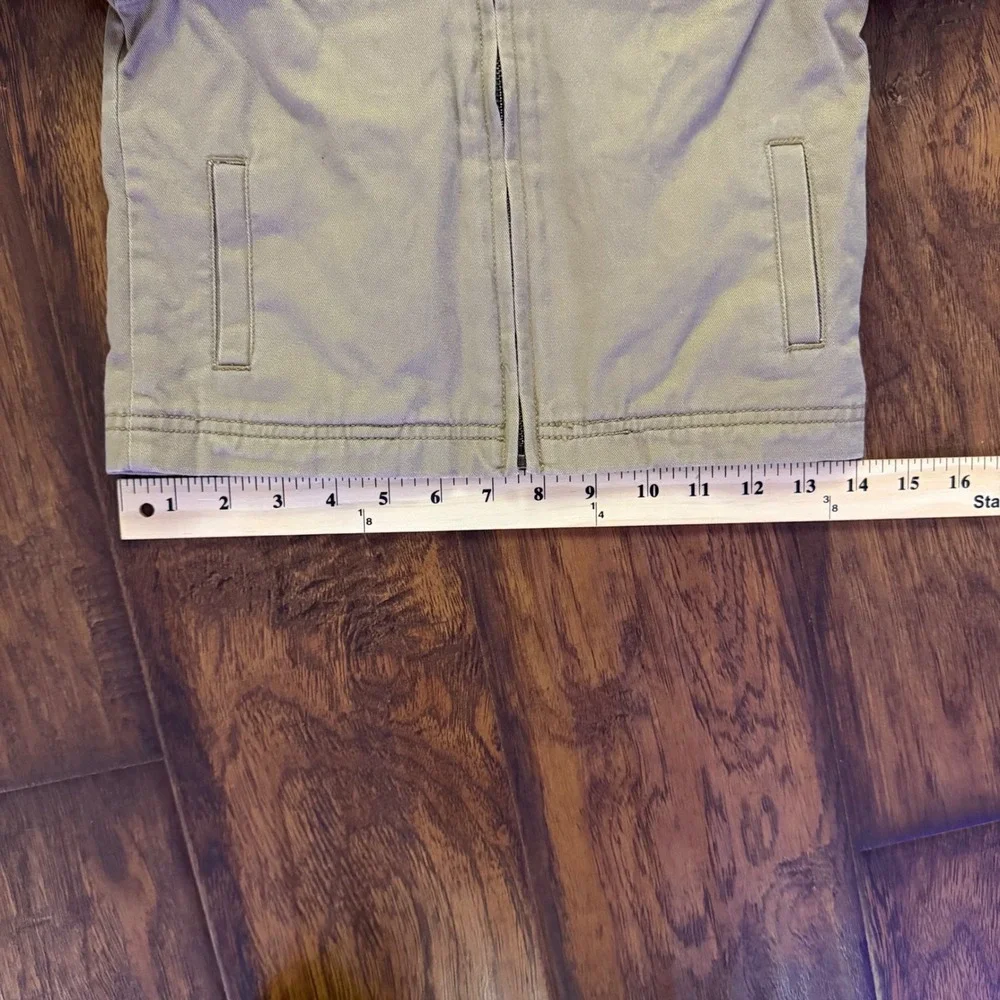 Gymboree Toddler Tan Zip Utility Jacket 2T-3T Cotton‎ Military Style Kids Coat